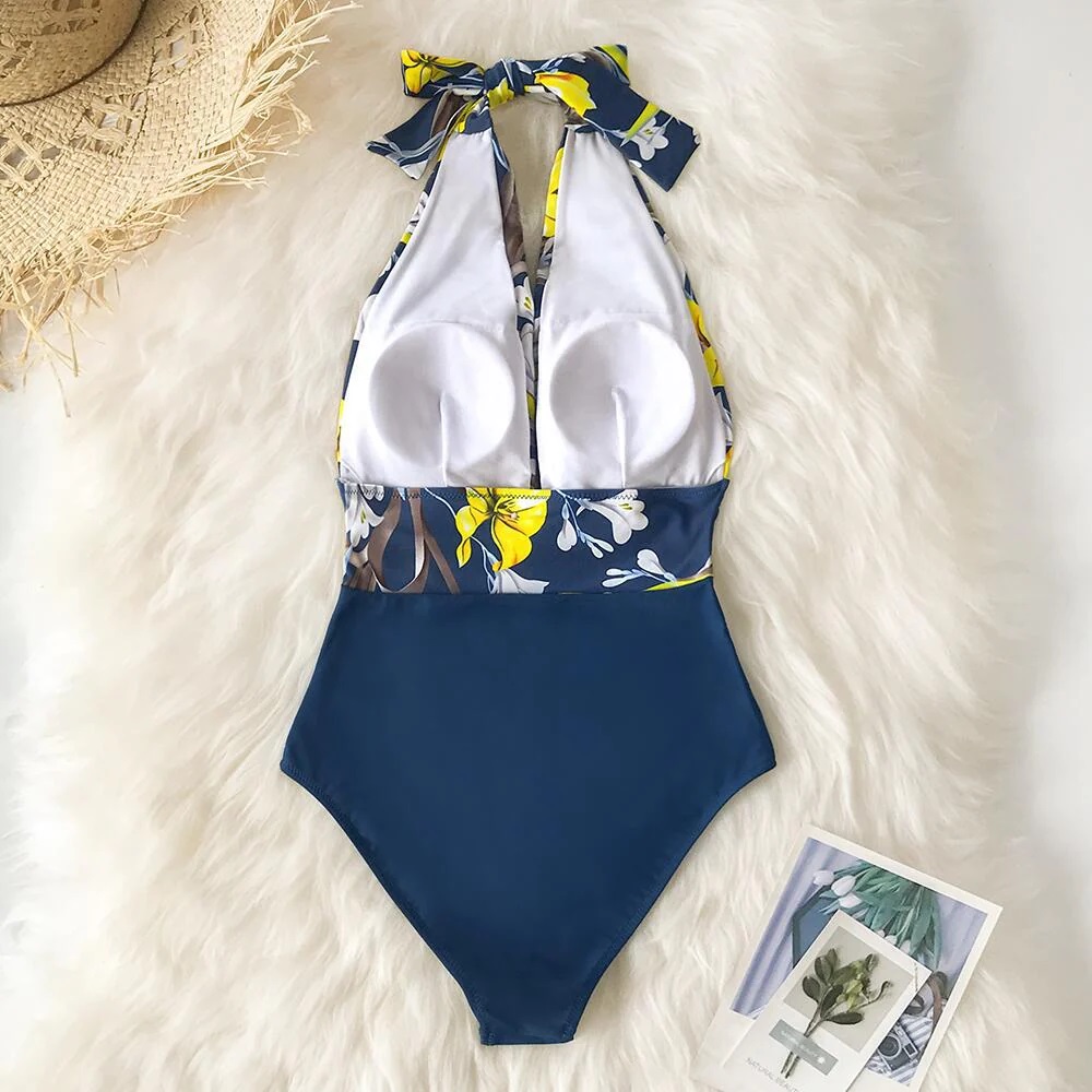 Monokini Con Control De Abdomen Halter Mod E M Nax Mexico