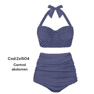 🌸Bikini .tiro alto con control de abdomen MOD:2XL504 - Imagen 3