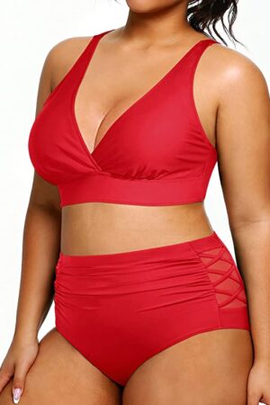 🌸Bikini .tiro alto con control de abdomen MOD:D-2XL516