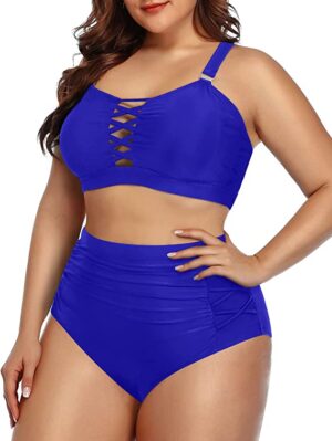 🌸Bikini .tiro alto con control de abdomen MOD:D-2XL529 - Imagen 5