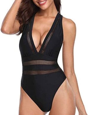 🌸.Monokini con transparencia tejida MOD:2XL530 - Imagen 5