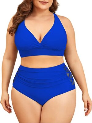 🌸Bikini .tiro alto con control de abdomen MOD:D-2XL545 - Imagen 3