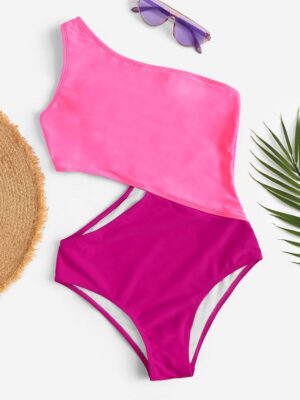 🌸Monokini un hombro ahuecado lateral MOD:CH489 - Imagen 8