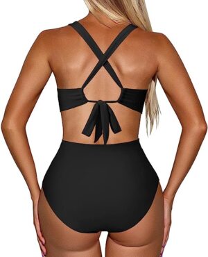 🌸Monokini con control de abdomen ahuecado lateral MOD:CH494 - Imagen 2