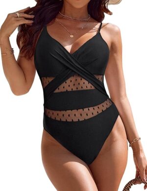 🌸Monokini con transparencia MOD:CH547 - Imagen 6