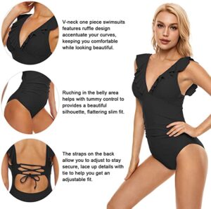 🌸.Monokini con control de abdomen con volantes MOD:G421 - Imagen 8