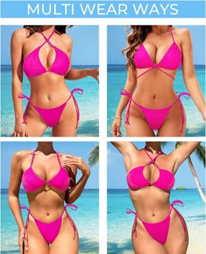 🌸Bikini brasileño halter MOD:G455 - Imagen 3