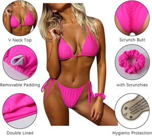 🌸Bikini brasileño halter MOD:G455 - Imagen 8