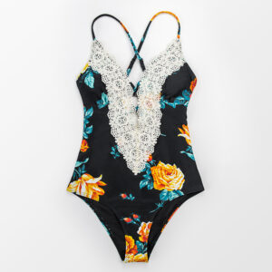 🌸Monokini con encaje MOD:G496 - Imagen 4