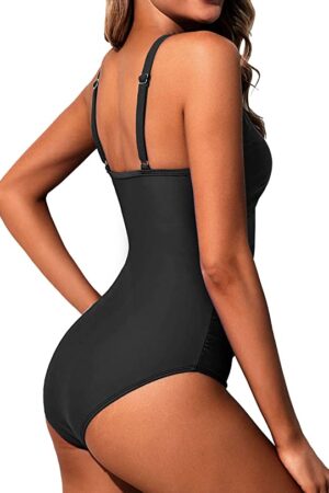 🌸Monokini con control de abdomen con transparencia MOD:G502