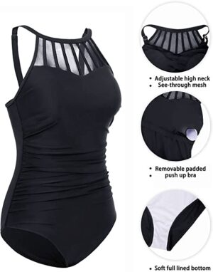 🌸Monokini con control de abdomen con transparencia MOD:G502 - Imagen 5