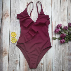 🌸Monokini con volantes MOD:G528 - Imagen 4