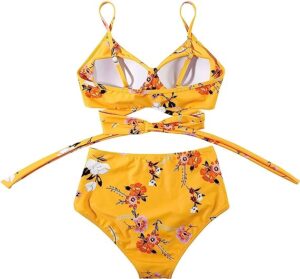 🌸Bikini tiro alto con control de abdomen criss cross con varilla MOD:G563 - Imagen 3