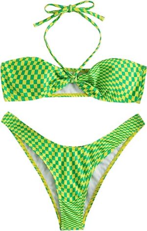 🌸Bikini halter MOD:G573 - Imagen 7