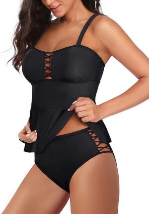 🌸Tankini bottom con volantes MOD:G584 - Imagen 3