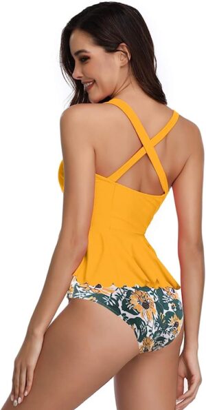 🌸Tankini bottom con volantes MOD:G585 - Imagen 2