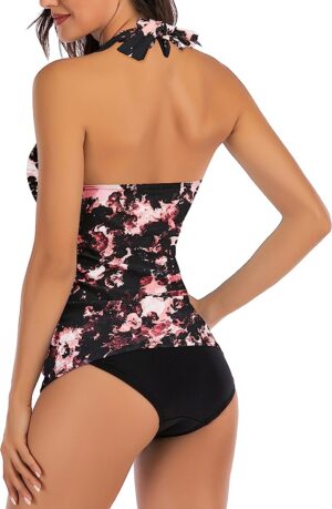 🌸Tankini bottom con control de abdomen halter MOD:G612 - Imagen 6