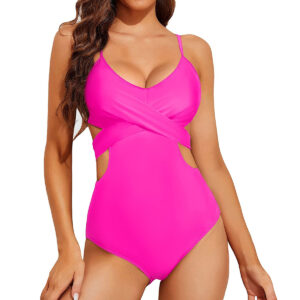 🌸Monokini ahuecado lateral criss cross MOD:G625