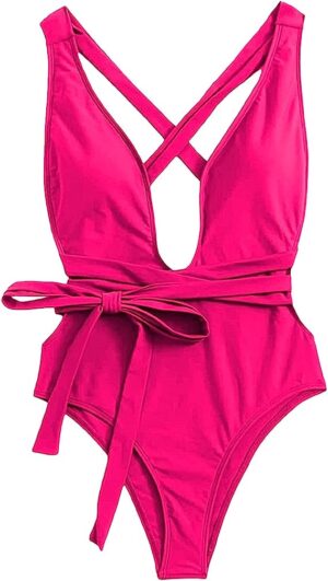 🌸Monokini con lazo multifuncional MOD:G634 - Imagen 3