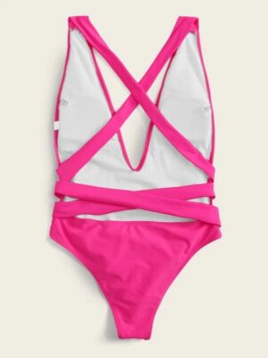 🌸Monokini con lazo multifuncional MOD:G634 - Imagen 4