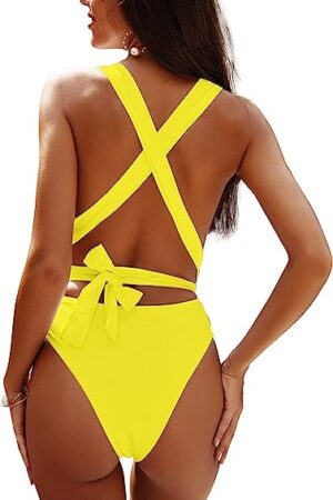 🌸Monokini con lazo multifuncional MOD:G635