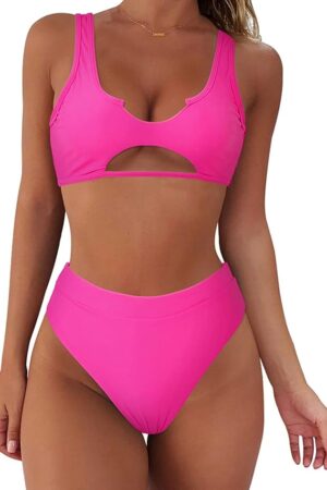 🌸Bikini tiro alto ahuecado central MOD:G682