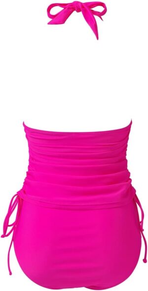 🌸Tankini bottom con control de abdomen halter MOD:G693 - Imagen 2