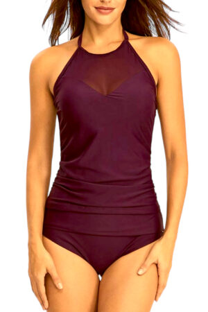 🌸Tankini bottom con control de abdomen con transparencia MOD:G691