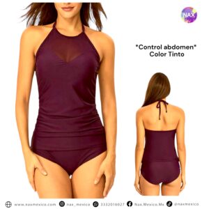 🌸Tankini bottom con control de abdomen con transparencia MOD:G691 - Imagen 7