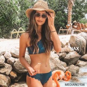 🌸Bikini un hombro festoneado MOD:M106