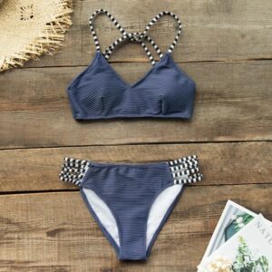 🌸Bikini ahuecado lateral acanalado MOD:M415 - Imagen 9