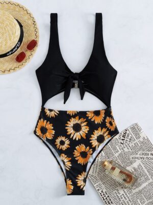 🌸Monokini ahuecado central MOD:M524 - Imagen 4