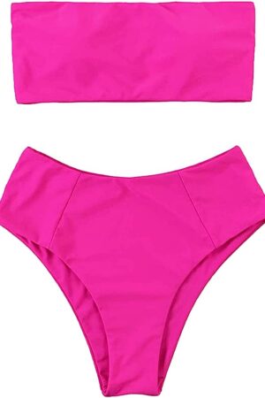 🌸Bikini tiro alto strapless MOD:M568