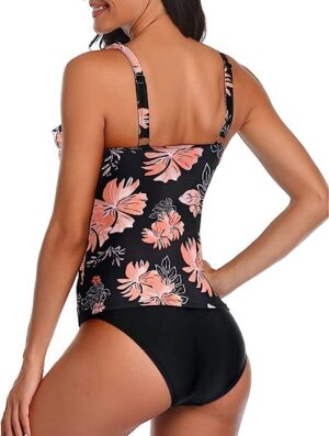 🌸Tankini bottom con control de abdomen con volantes MOD:KI-M607 - Imagen 5