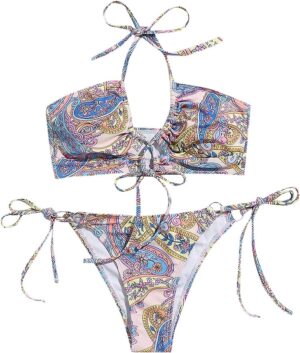 🌸Bikini brasileño halter MOD:M657 - Imagen 7