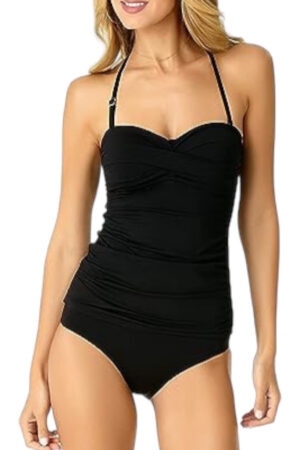 🌸Tankini bottom con control de abdomen halter MOD:M716