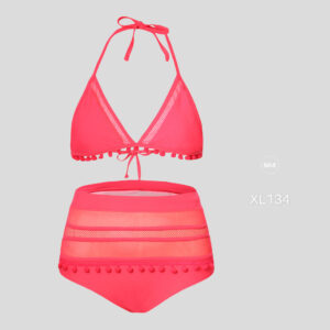 🌸Bikini .tiro alto con transparencia MOD:XL134 - Imagen 2