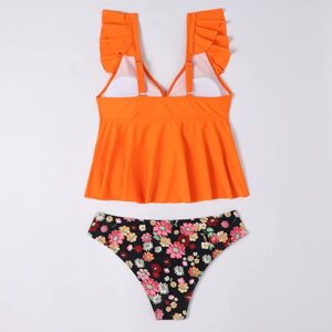 🌸.Tankini bottom con volantes MOD:XL497 - Imagen 2