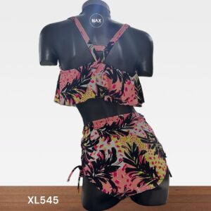 🌸Bikini .tiro alto con volantes MOD:XL545 - Imagen 2