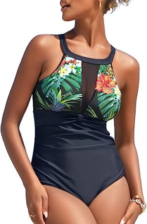 🌸.Monokini con control de abdomen transparencia MOD:A-XL556 - Imagen 8