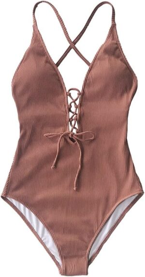 🌸.Monokini acanalado MOD:XL599 - Imagen 2