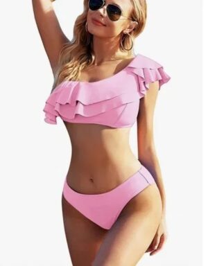 🌸Bikini con volantes MOD:XL606 - Imagen 4