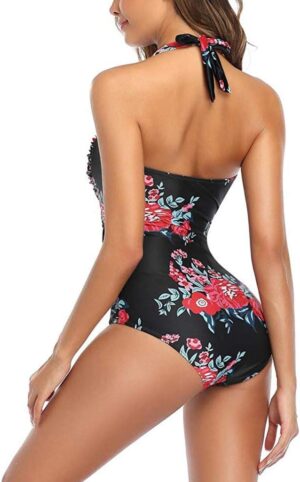 🌸.Monokini con control de abdomen halter MOD:XL615 - Imagen 5