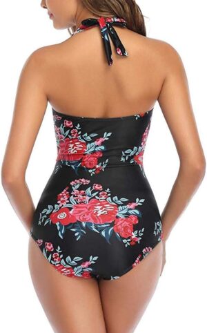 🌸.Monokini con control de abdomen halter MOD:XL615 - Imagen 6