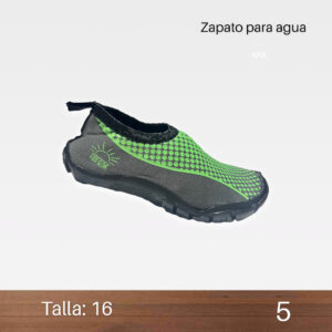 Zapato Acuatico unisex talla 16