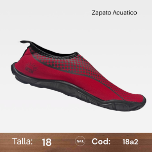 Zapato Acuatico unisex talla 18