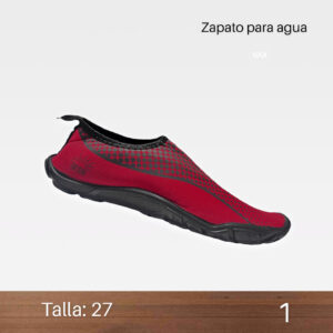 Zapato Acuatico unisex talla 27