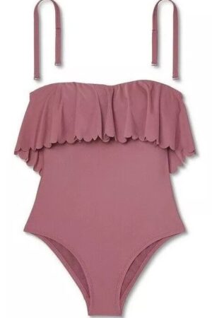 🌸Monokini con volantes MOD:XS13