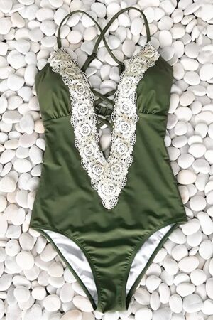 🌸Monokini con encaje MOD:CH560 - Imagen 8