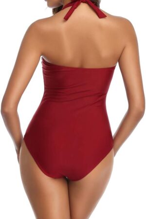 🌸Monokini con control de Abdomen halter MOD:1-G740